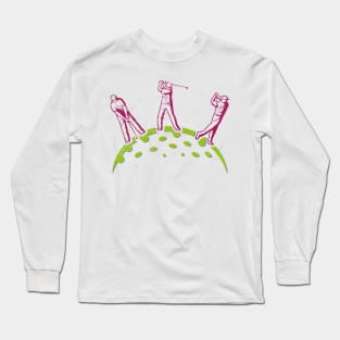 golf actions Long Sleeve T-Shirt